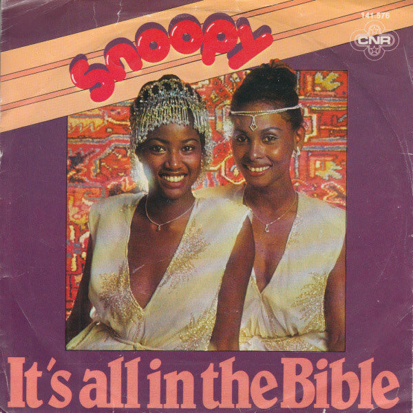 Snoopy - It's all-in The Bible 41931 Vinyl Singles Vinyl Very Good (VG) <br> Hoes Good Plus (G+)