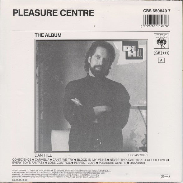 Dan Hill - Can't We Try 12978 Vinyl Singles Vinyl Very Good (VG) <br> Hoes Good Plus (G+)