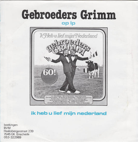 Gebroeders Grimm - Meissie Van Alle Dag (Mina) 37606 Vinyl Singles Vinyl Zeer Goed / Hoesje Goed "VINYLSINGLES.NL"