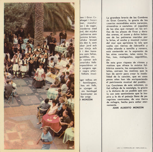 Agrupacion Folklorica Pueblo Canario - Islas Canarias Album Vinyl Singles Vinyl Zeer Goed / Hoesje Goed "VINYLSINGLES.NL"