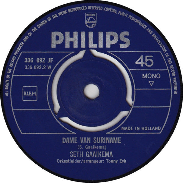 Seth Gaaikema - Wat Een Spreker Is Die Man 42583 Vinyl Singles Vinyl Very Good (VG) <br> Hoes Good Plus (G+)
