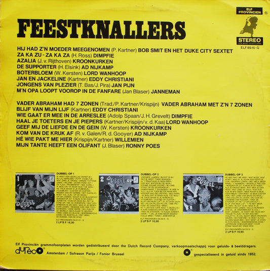 Various - Feestknallers (LP) 51337 Vinyl LP Vinyl Zeer Goed / Hoesje Goed "VINYLSINGLES.NL"