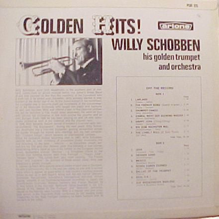 Willy Schobben - Golden Hits! (LP) Vinyl LP Vinyl Very Good (VG) <br> Hoes Good Plus (G+)