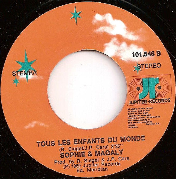 Sophie & Magaly - Papa Pingouin Vinyl Singles Vinyl Very Good (VG) <br> Hoes Good Plus (G+)