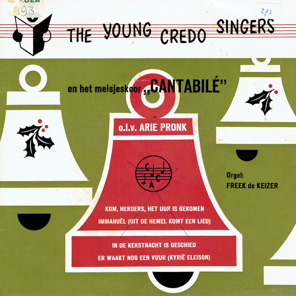 Young Credo Singers, Meisjeskoor "Cantabilé" Rotterdam - Kerst-koorklanken Vinyl Singles EP Vinyl Very Good (VG) <br> Hoes Good Plus (G+)