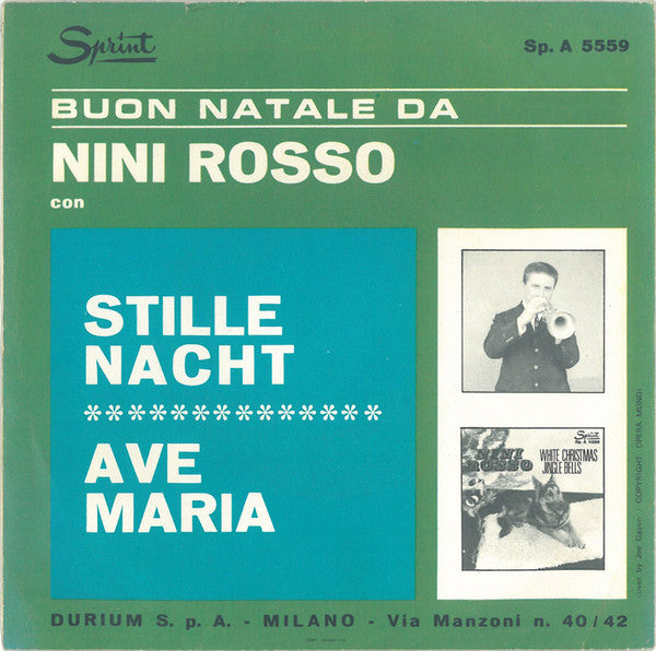 More images Nini Rosso - Stille Nacht Vinyl Singles Vinyl Very Good (VG) <br> Hoes Good Plus (G+)