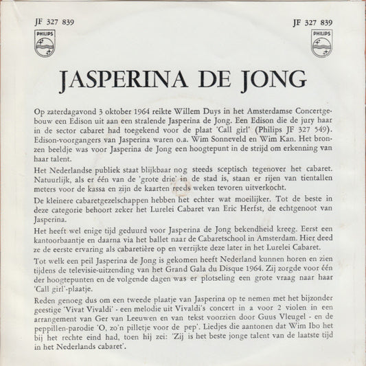 Jasperina De Jong - Vivat Vivaldi!