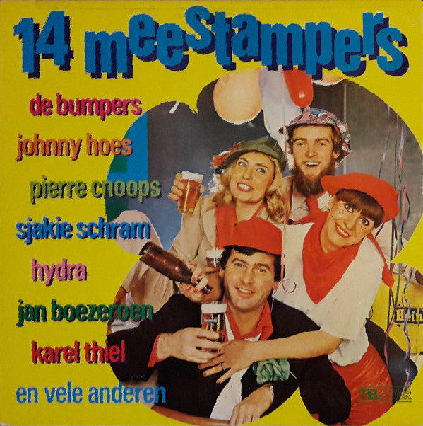 Various - 14 Meestampers (LP) Vinyl LP Vinyl Very Good (VG) <br> Hoes Good Plus (G+)