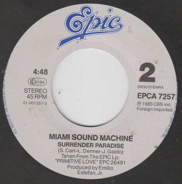 Miami Sound Machine - Falling In Love 32801