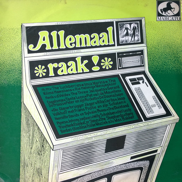 Various - Allemaal Raak (LP) Vinyl LP Vinyl Very Good (VG) <br> Hoes Good Plus (G+)