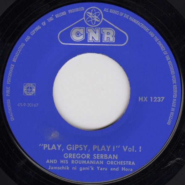 Gregor Serban Orchestra - Play, Gipsy, Play! Vol. I Vinyl Singles