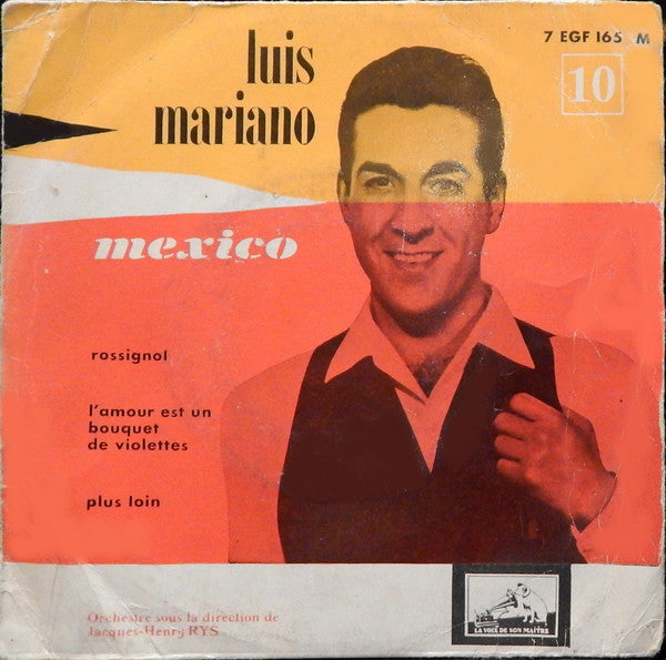 Luis Mariano - Mexico Vinyl Singles EP