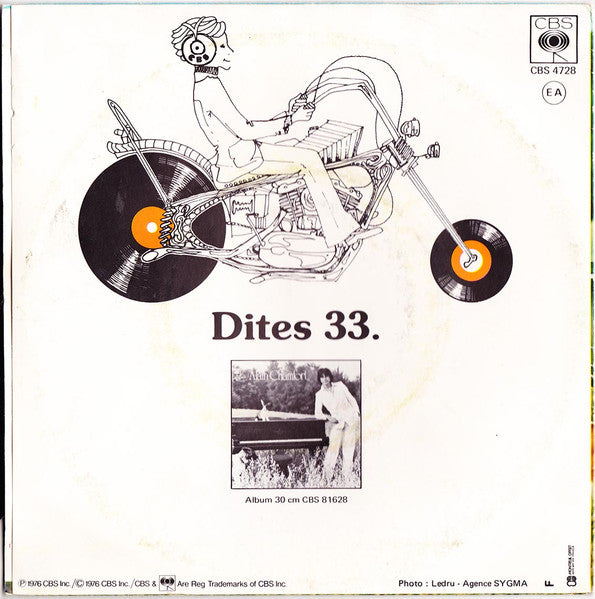 Alain Chamfort - Mariage A L'essai Vinyl Singles Vinyl Very Good (VG) <br> Hoes Good Plus (G+)