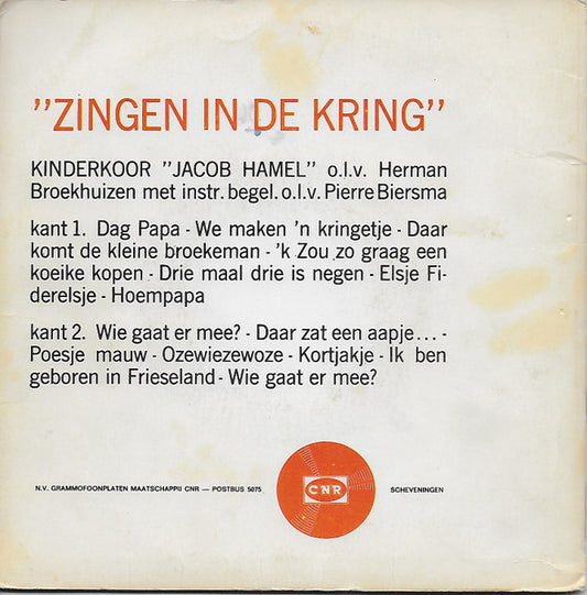 Kinderkoor Jacob Hamel - Introductie Plaat En Kindercatalogus 39865 Vinyl Singles Vinyl Zeer Goed / Hoesje Goed "VINYLSINGLES.NL"