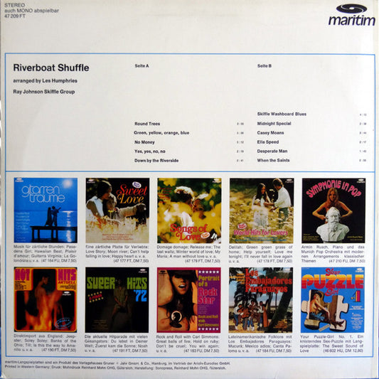 Ray Johnson Skiffle Group - Riverboat Shuffle (LP)