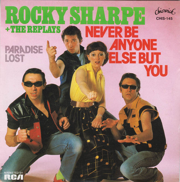 Rocky Sharpe & The Replays - Never Be Anyone Else But You Vinyl Singles Vinyl Very Good (VG) <br> Hoes Good Plus (G+)