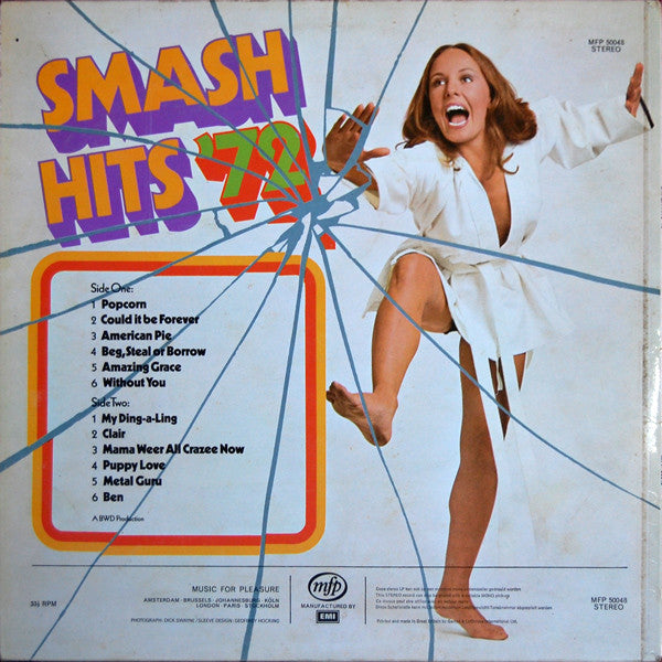 Unknown Artist - Smash Hits '** (LP) Vinyl LP Vinyl Very Good (VG) <br> Hoes Good Plus (G+)