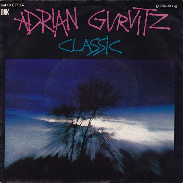 Adrian Gurvitz - Classic Vinyl Singles Vinyl Very Good (VG) <br> Hoes Good Plus (G+)
