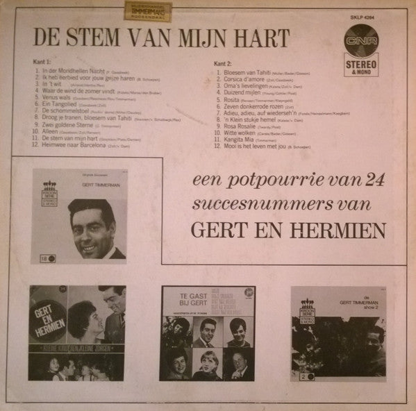 Gert En Hermien - De Stem Van Mijn Hart (LP) Vinyl LP Vinyl Very Good (VG) <br> Hoes Good Plus (G+)