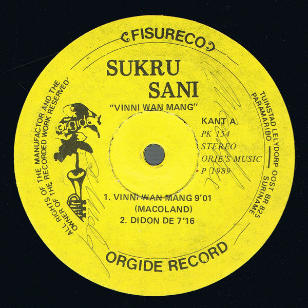 Sukru Sani - Vinni Wan Mang (Maxi Single) Maxi-Singles