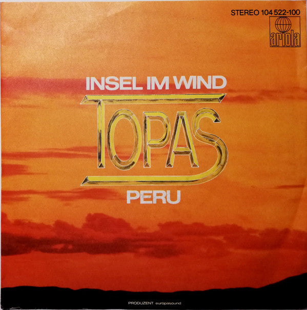 Topas - Insel Im Wind Vinyl Singles