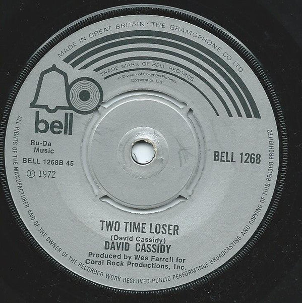 David Cassidy - Rock Me Baby Vinyl Singles Vinyl Goed / Hoes Generic