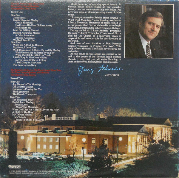 Thomas Road Baptist Church Old Time Gospel Hour Ministry, The - Jesus First (LP) Vinyl LP Vinyl Very Good (VG) <br> Hoes Good Plus (G+)