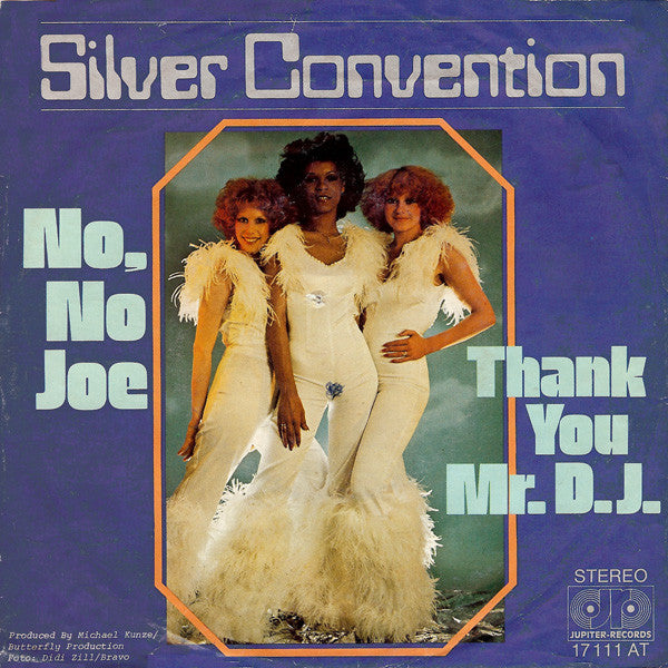 Silver Convention - No, No Joe Vinyl Singles Vinyl Very Good (VG) <br> Hoes Good Plus (G+)