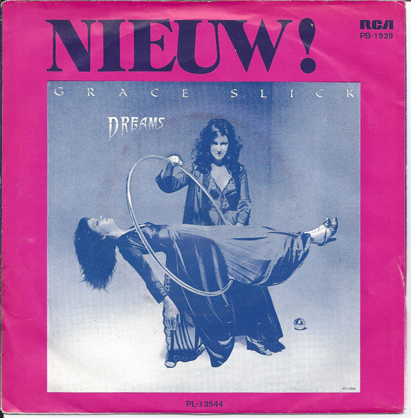 Grace Slick - Seasons 39016 Vinyl Singles Vinyl Very Good (VG) <br> Hoes Good Plus (G+)