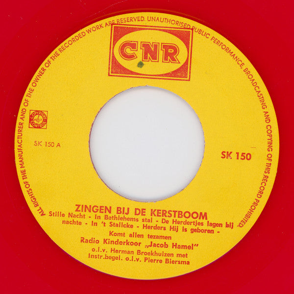 Kinderkoor Jacob Hamel - Zingen Bij De Kerstboom Vinyl Singles