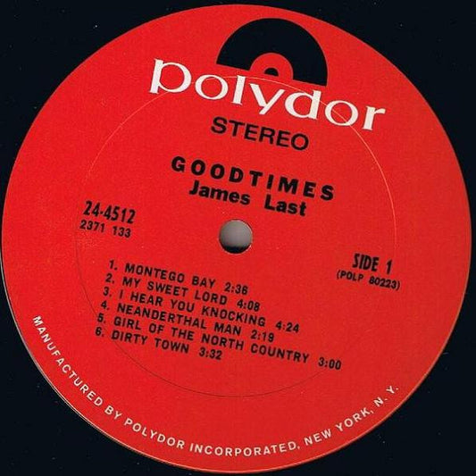 James Last - Goodtimes (LP) Vinyl LP Vinyl Zeer Goed / Hoesje Goed "VINYLSINGLES.NL"