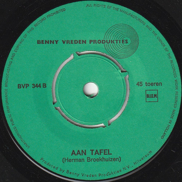 Unknown Artist - Oom Adriaan Vinyl Singles Vinyl Very Good (VG) <br> Hoes Good Plus (G+)