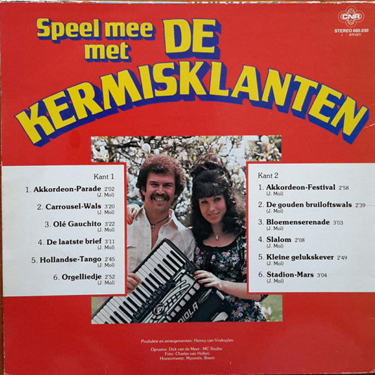 Kermisklanten - Speel Mee Met De Kermisklanten (LP) Vinyl LP Vinyl Zeer Goed / Hoesje Goed "VINYLSINGLES.NL"