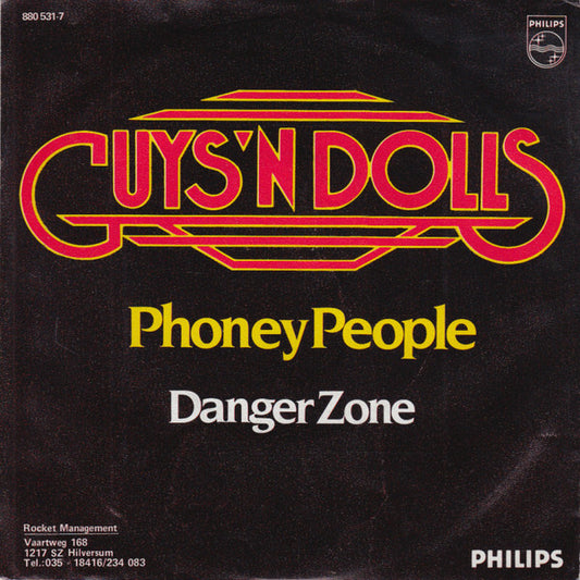 Guys 'N' Dolls - Phoney People Vinyl Singles Media VG+ \ Sleeve G+