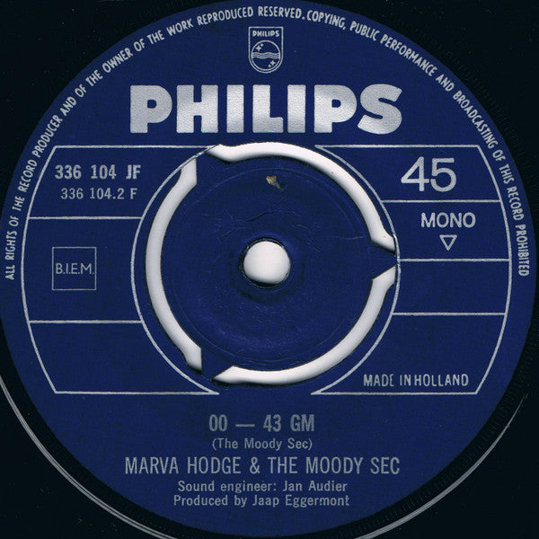 Marva Hodge & The Moody Sec - Let The Sun Shine In Vinyl Singles