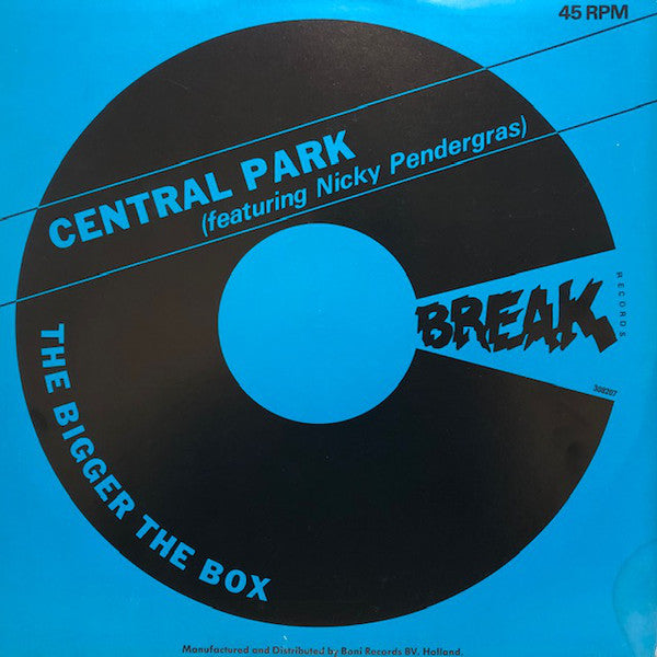 Central Park Featuring Nicky Pendergrass - The Bigger The Box Vinyl Singles Vinyl Very Good (VG) <br> Hoes Good Plus (G+)