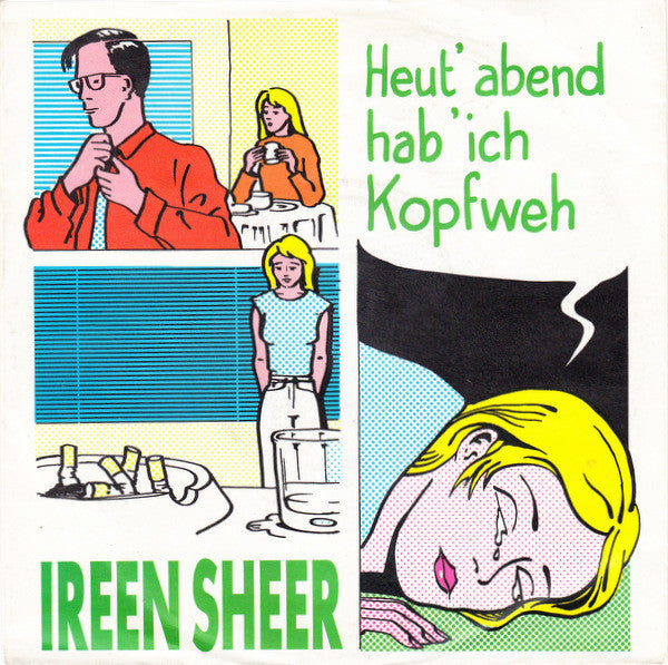 Ireen Sheer - Heut' Abend Hab' Ich Kopfweh Vinyl Singles Vinyl Very Good (VG) <br> Hoes Good Plus (G+)
