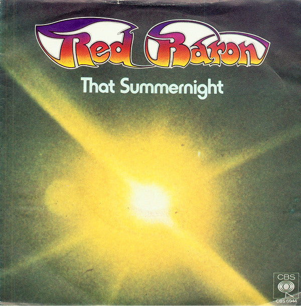Red Baron - That Summernight Vinyl Singles Vinyl Very Good (VG) <br> Hoes Good Plus (G+)