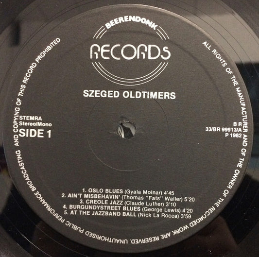 Szeged Oldtimers, Molnár Dixieland Band - Szeged Oldtimers (LP)