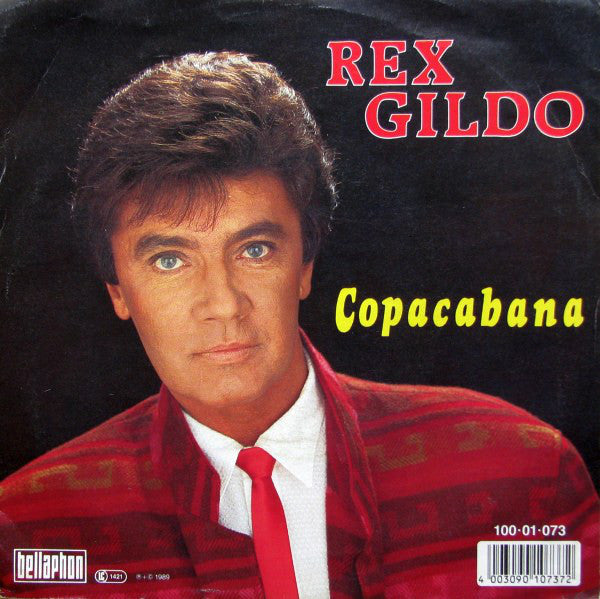 Rex Gildo - Copacabana Vinyl Singles Vinyl Very Good (VG) <br> Hoes Good Plus (G+)