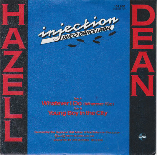 Hazell Dean - Whatever I Do 30133 Vinyl Singles Vinyl Zeer Goed / Hoesje Goed "VINYLSINGLES.NL"
