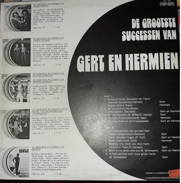 Gert En Hermien - De Grootste Successen Van Gert & Hermien (LP) Vinyl LP Vinyl (VG) <br> Hoes (G+)