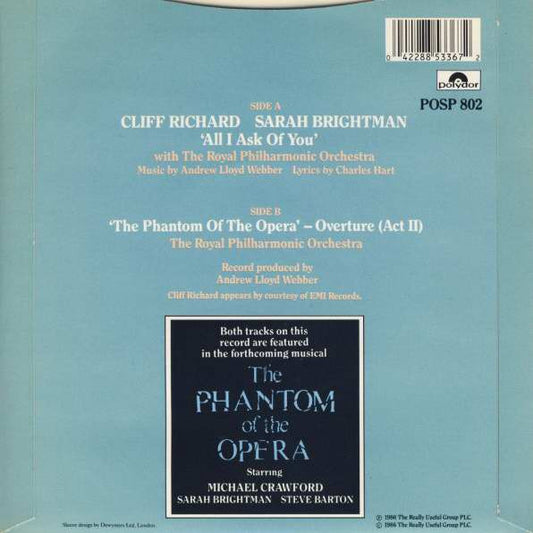 Cliff Richard Sarah Brightman Andrew Lloyd Webber - All I Ask Of You