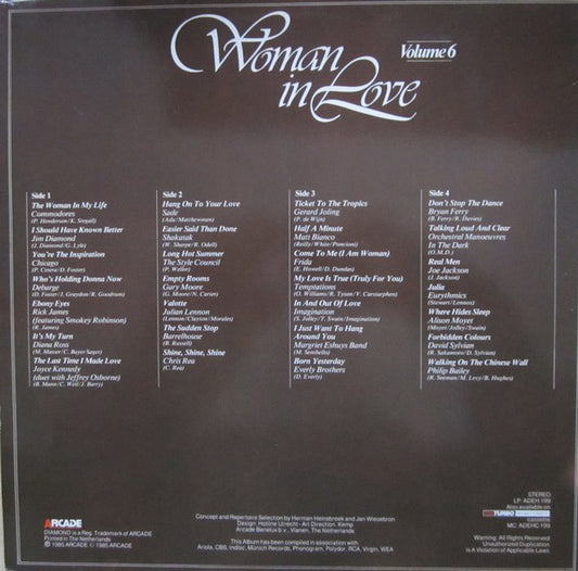Various - Woman In Love Volume 6 (LP) Vinyl LP Dubbel Vinyl Zeer Goed / Hoesje Goed "VINYLSINGLES.NL"