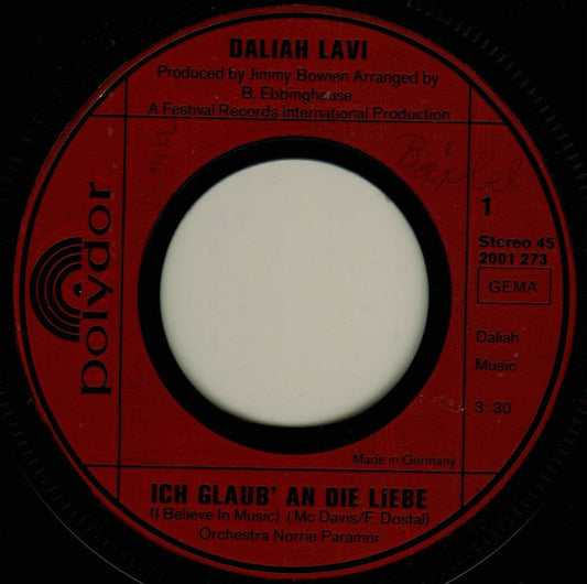 Daliah Lavi - Ich Glaub' An Die Liebe