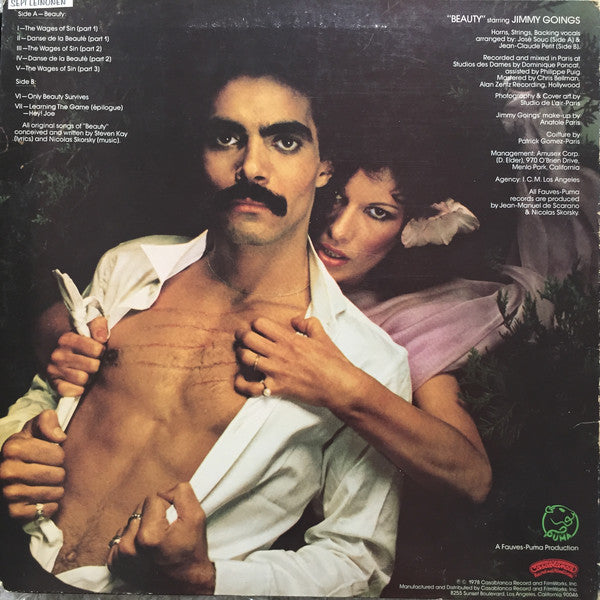 Santa Esmeralda - Beauty (LP) Vinyl LP Vinyl Very Good (VG) <br> Hoes Good Plus (G+)