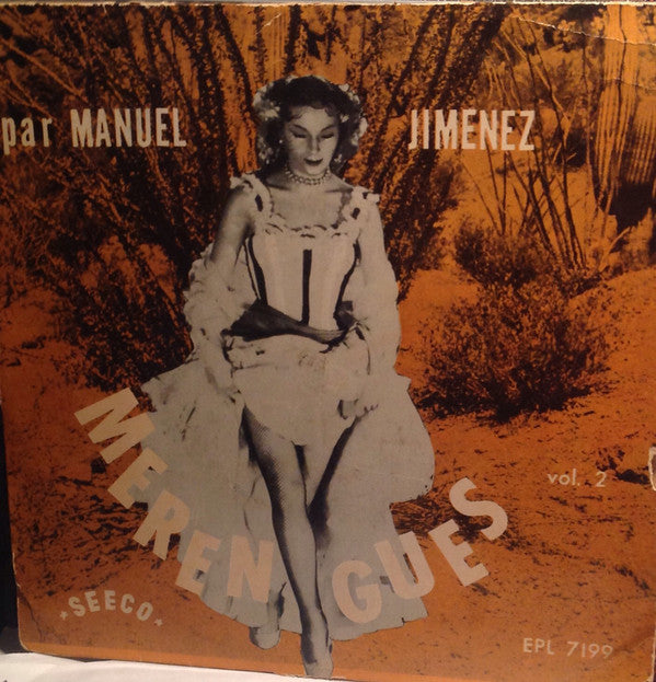 Manuel Jimenez - Merengues Vol. * Vinyl Singles EP Vinyl Very Good (VG) <br> Hoes Good Plus (G+)