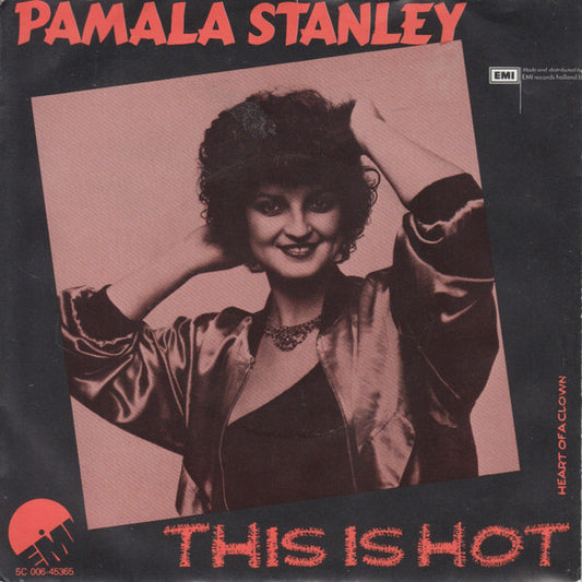 Pamala Stanley - This Is Hot Vinyl Singles Vinyl Zeer Goed / Hoesje Goed "VINYLSINGLES.NL"