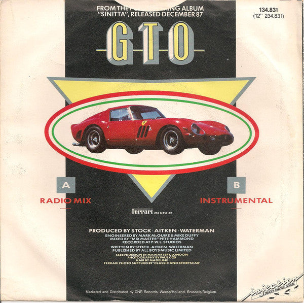 Sinitta - GTO 21454