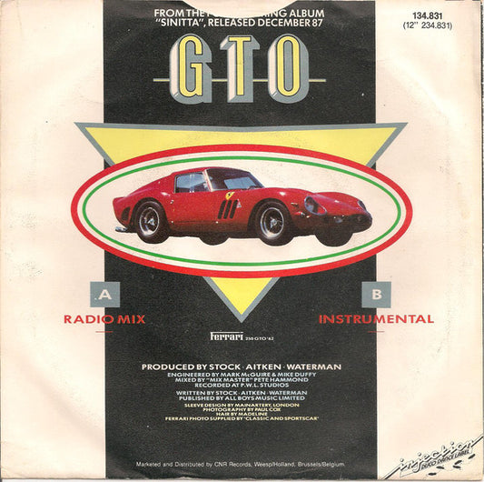 Sinitta - GTO 21454